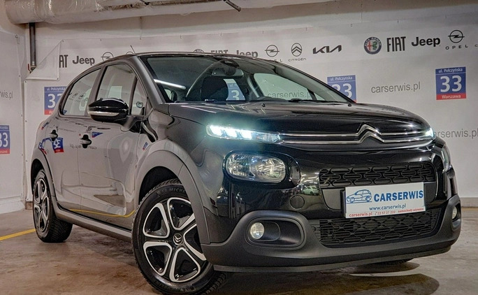 Citroen C3 cena 48800 przebieg: 86200, rok produkcji 2020 z Ciechocinek małe 277